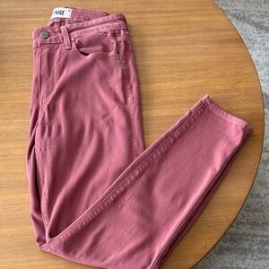 PAIGE Women's Mauve Skinny Jeans